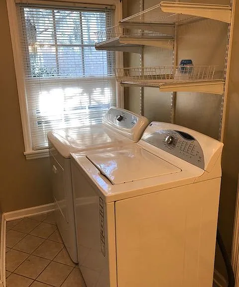 Washer and Dryer not included.
