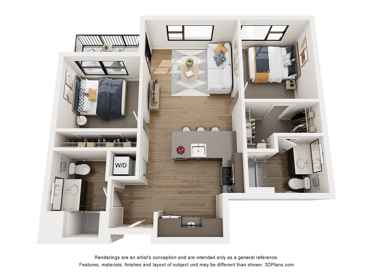 Floor plan B3b