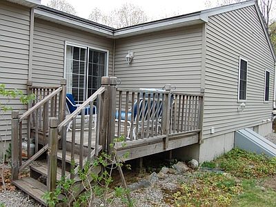 side Porch from Dining Area