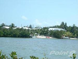 Wide lake with manatees and access out