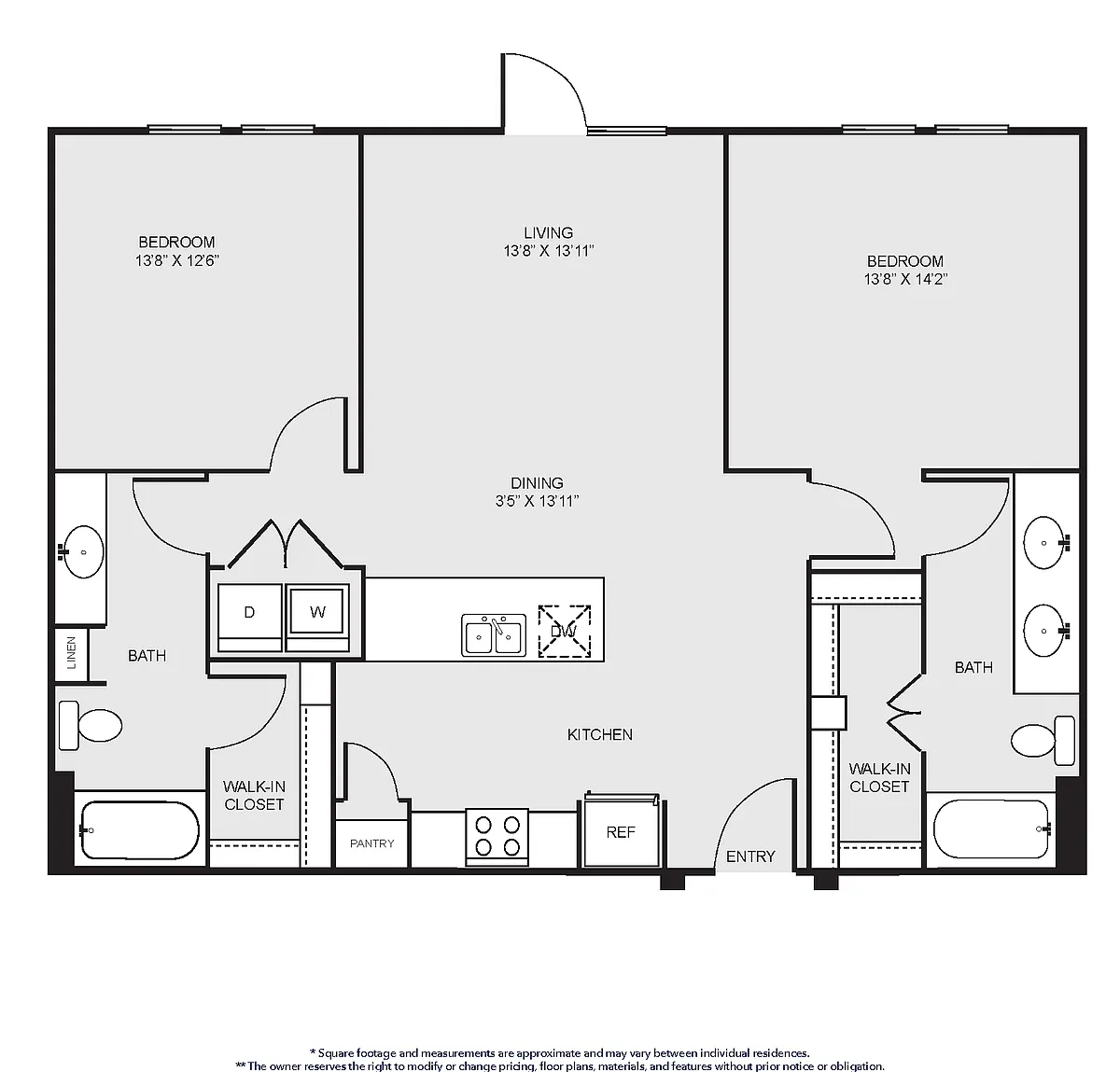 Floor plan B1A