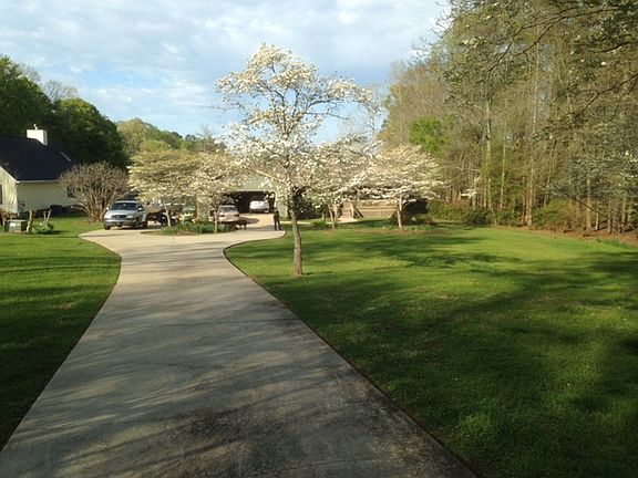 Entrance to driveway