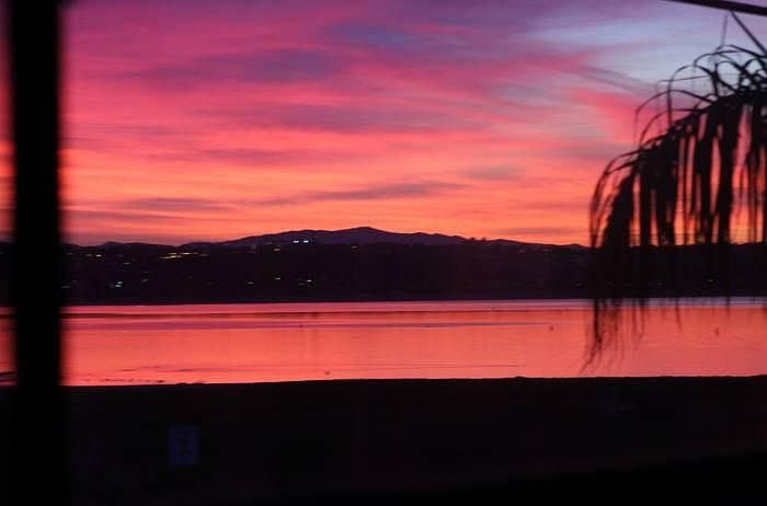 Sunrise from the balcony