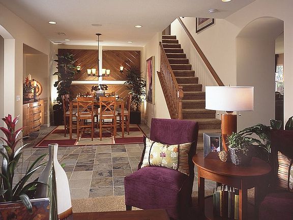 Dining room of model