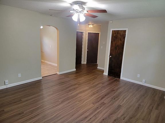 Walking into the living room.