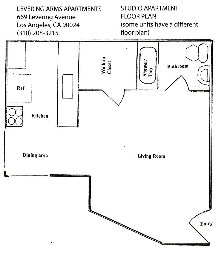 Floor plan Studio
