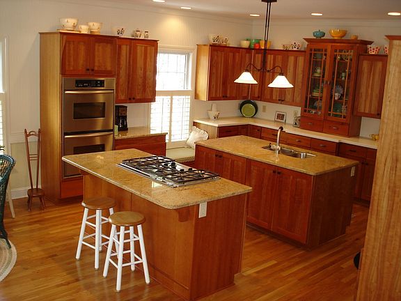 Double Islands with Granite Counter Tops