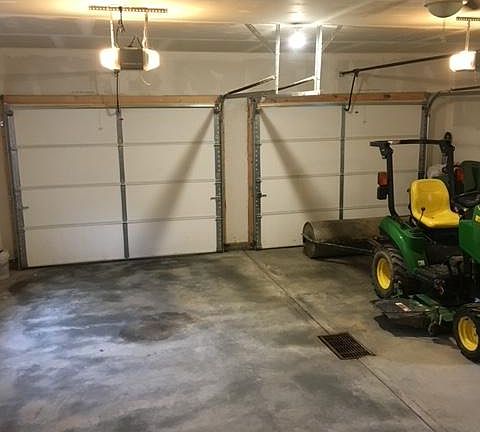 2 car heated garage