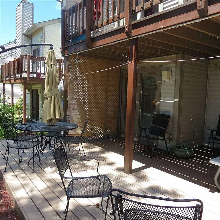 lower deck (no outdoor furniture now) - 19 Los Arboles Dr