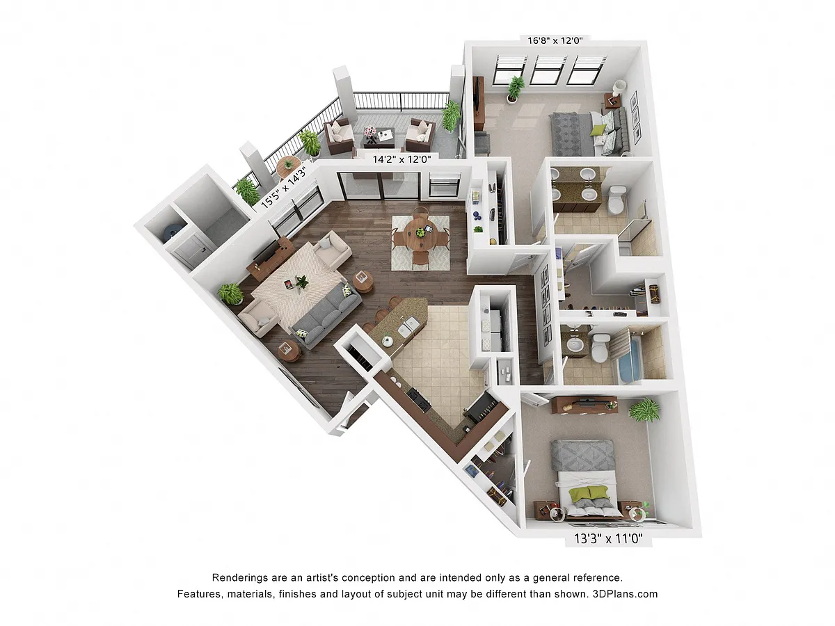 Floor plan B3