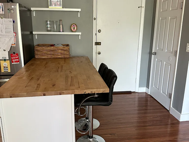 Breakfast Bar, Next to Front Door, Door on Right is closet