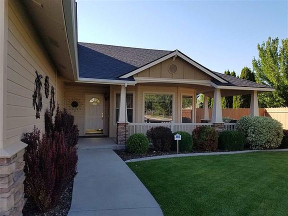 Inviting front porch