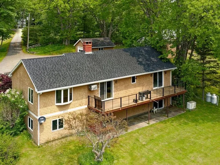 Rear view of home-Unit 1 above Unit 2 below
