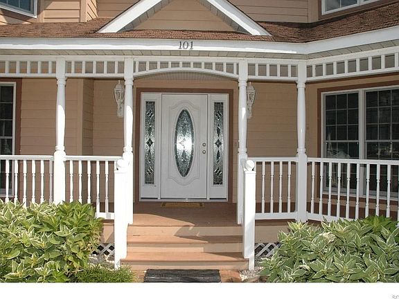 Front Entrance with beautiful porch.