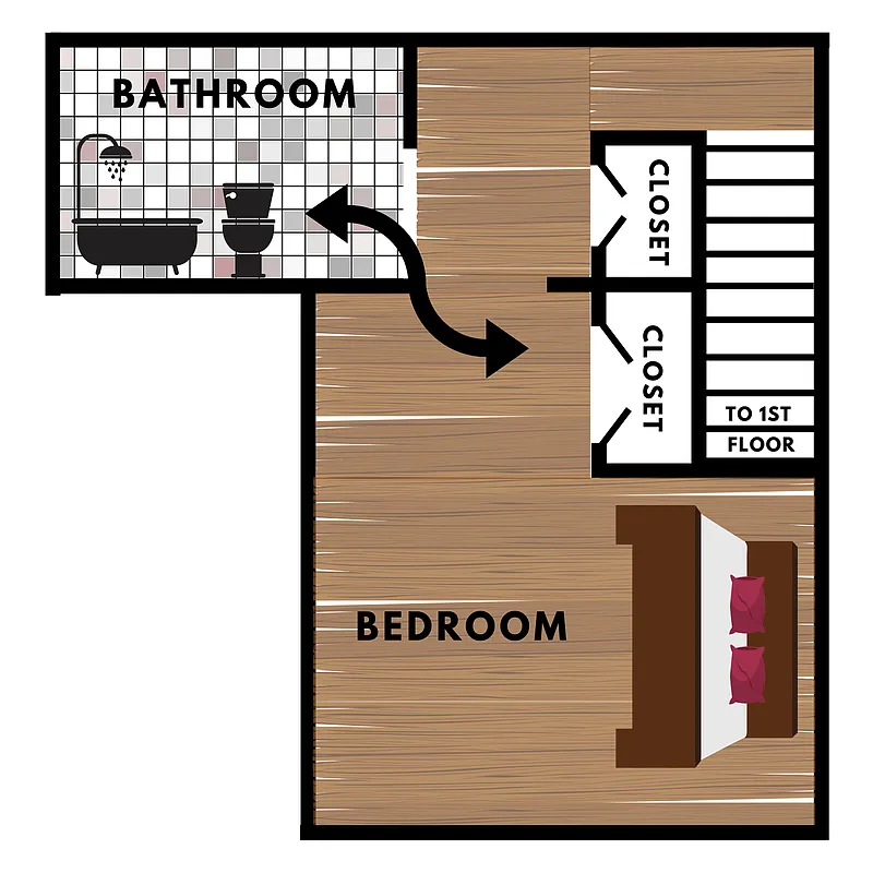 Floor plan The Huron