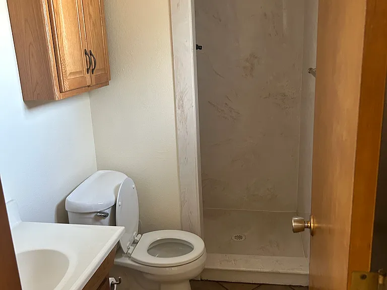 3/4 bathroom off main bedroom
