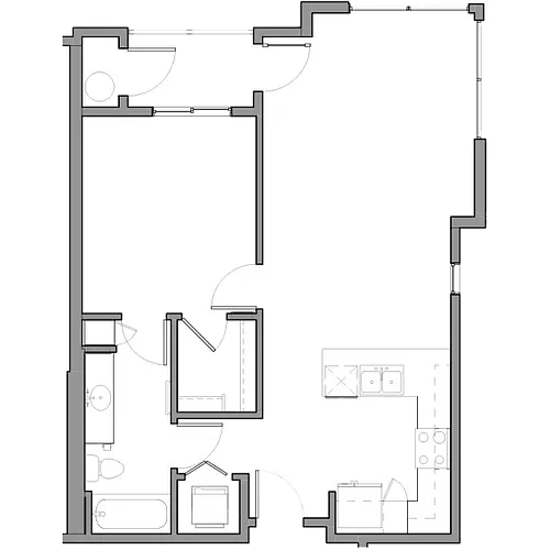 Floor plan Picketpost