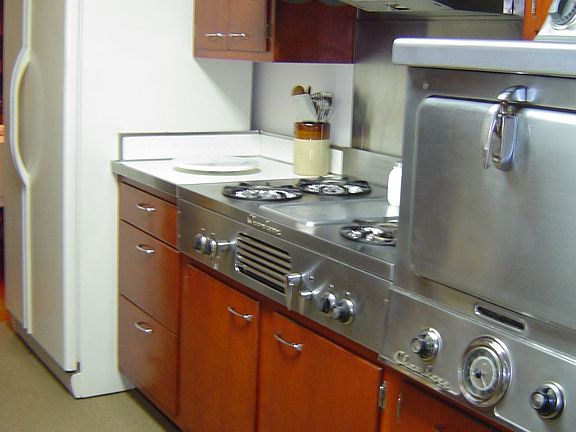 Stainless steel cooktop, oven, and diswasher