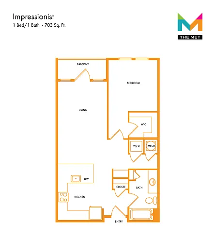 Floor plan Impressionist