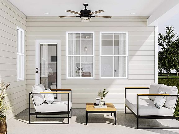 King s Grant Plan 3 Covered Outdoor Living Space