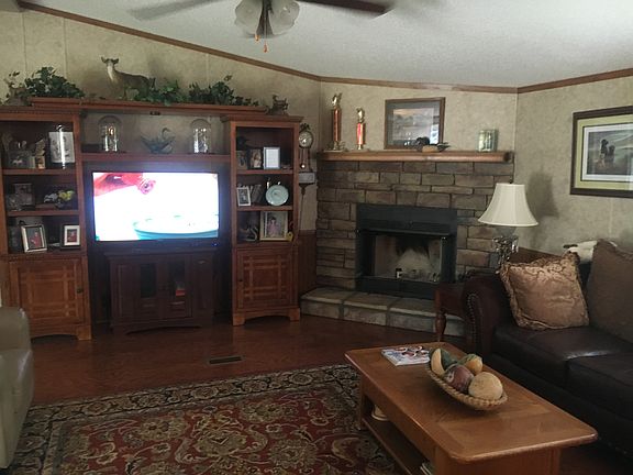 view of den with f/p