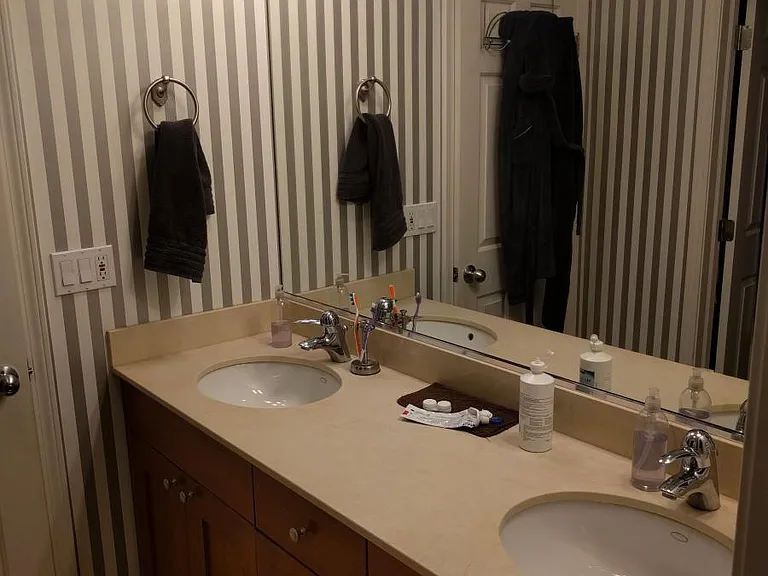 Master bath vanity