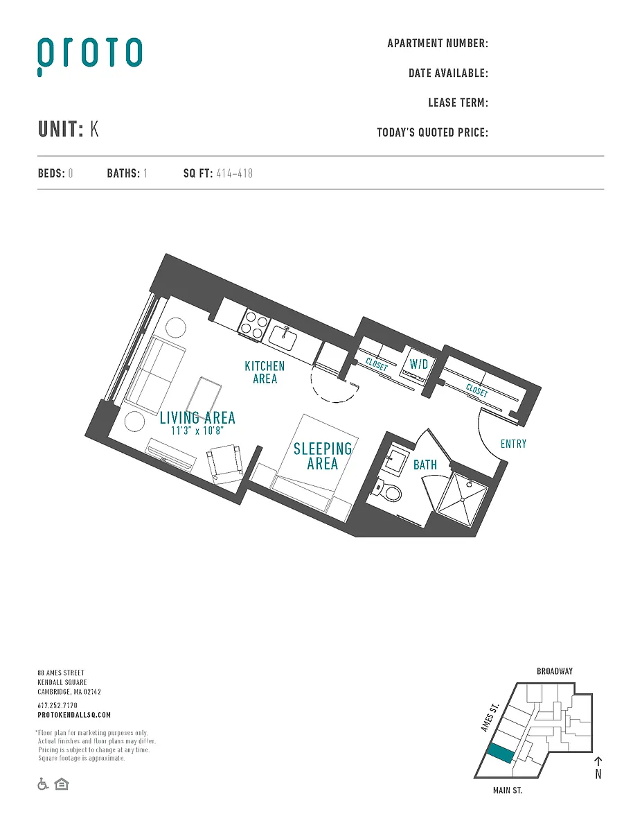 Floor plan Studio-K