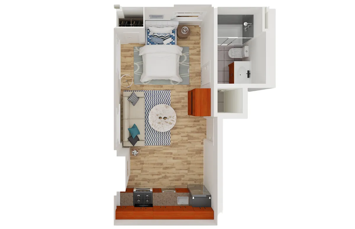 Floor plan Sansom