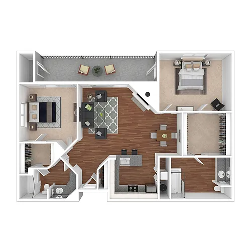 Floor plan Union - Renovated