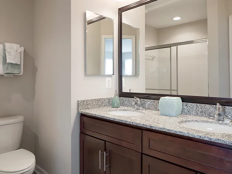 Indulge in your spa-inspired master bathroom