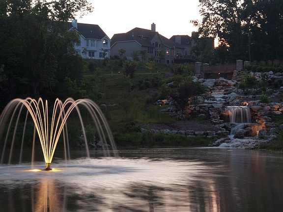 Waterfall & fountain