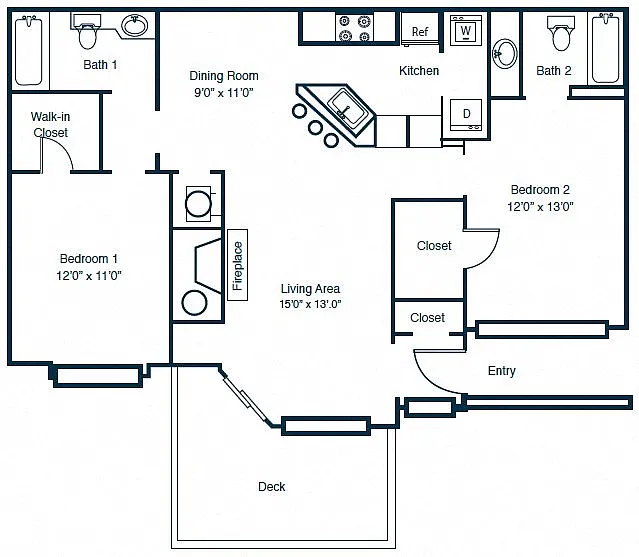 Floor plan B1