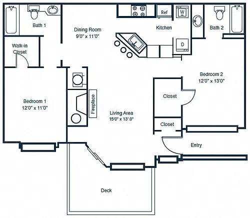 Floor plan B1