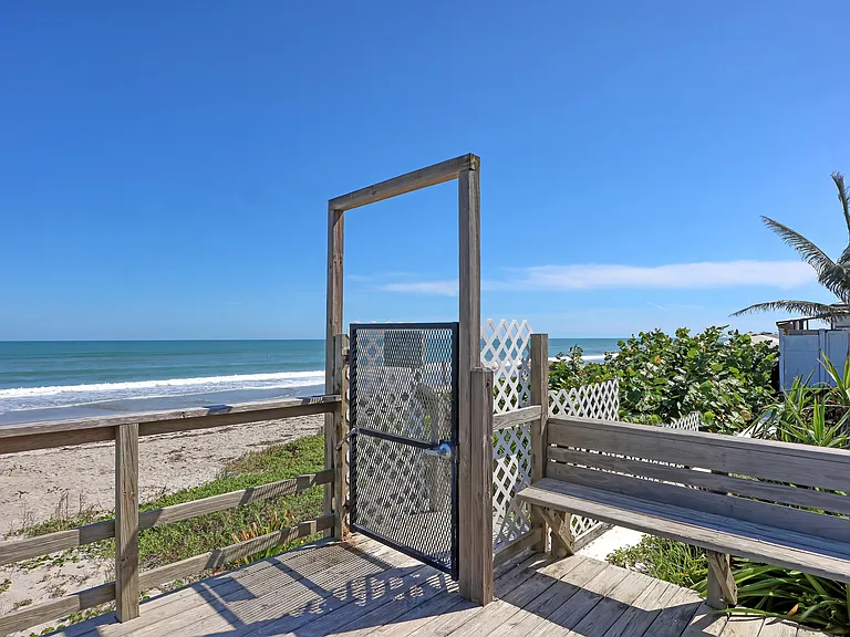 Gated beach access