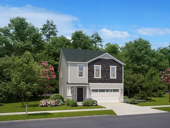 Amavi Brier Creek townhomes are move-in ready with smart home features including smart thermostats and USB outlets* and garages wired for EV charging.