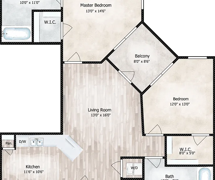 Blue Bird Floorplan Diagram