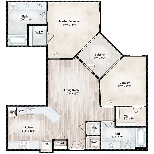 Floor plan Blue Bird