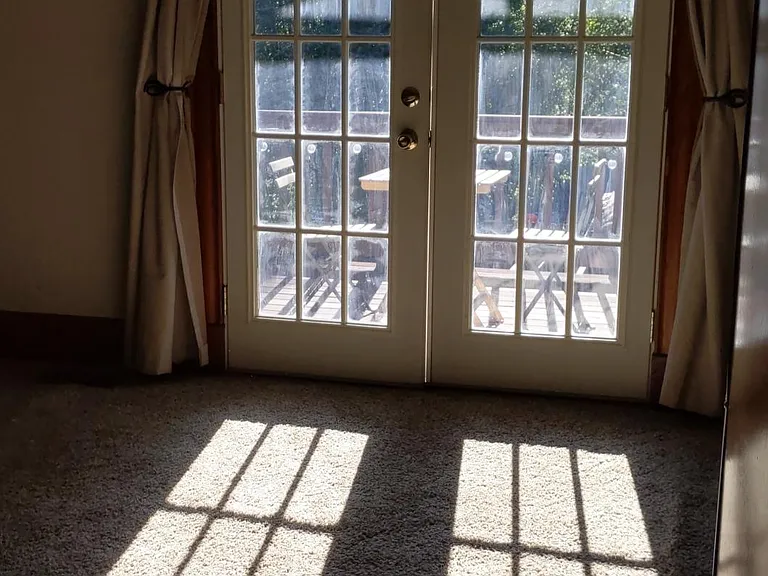 Master suite has great light and a private balcony