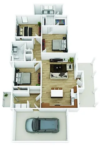 Floor plan 3 Garage