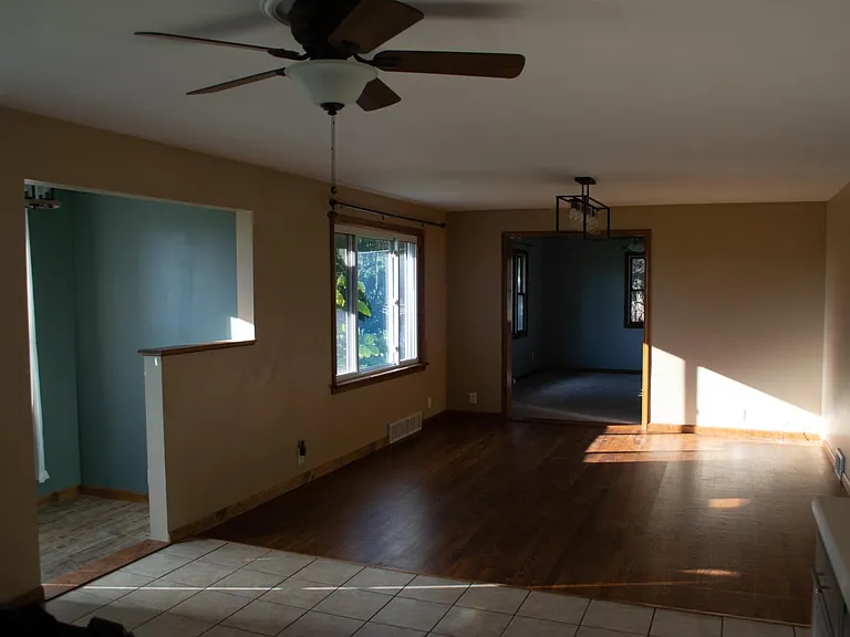 Dining room and foyer.