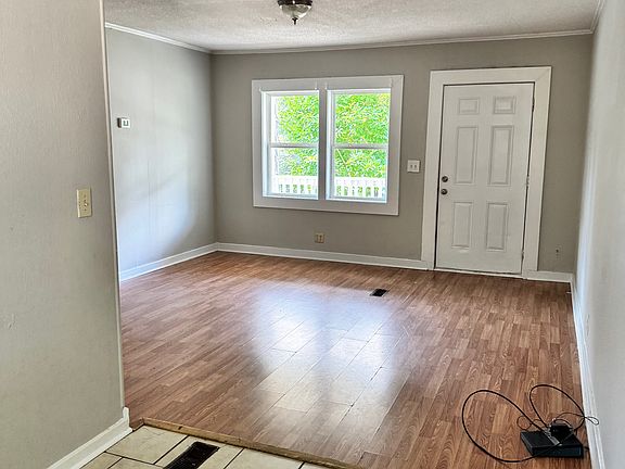 view of the living room from the back of house/next to the kitchen.