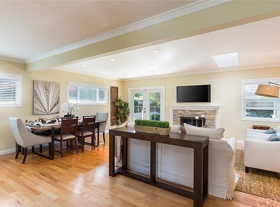 Living room and dining rooms are light and bright!