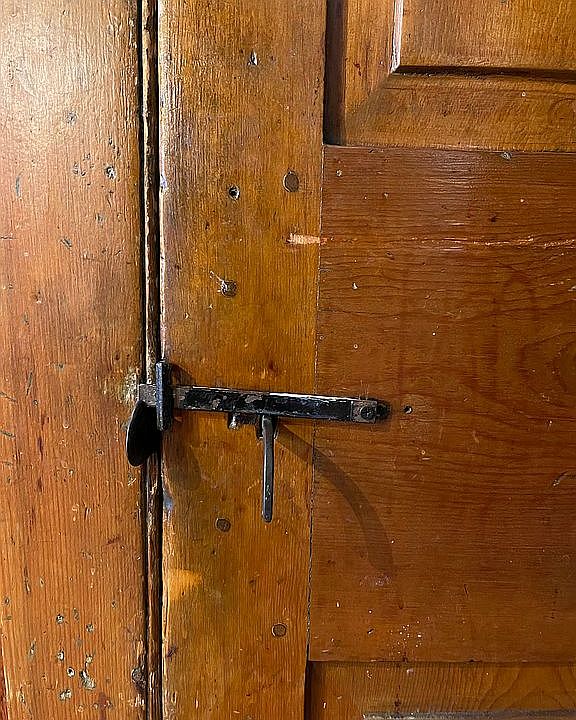 Rustic door hardware