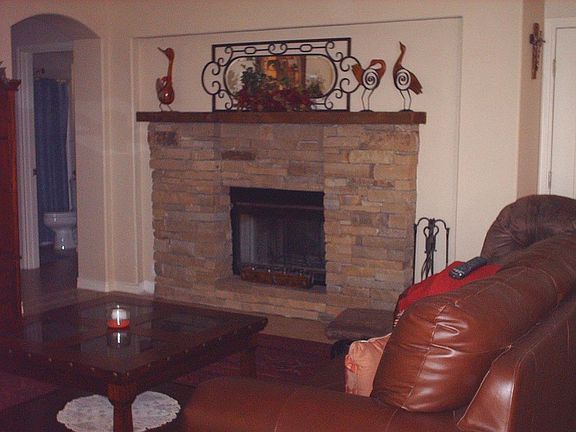 Fireplace in LR