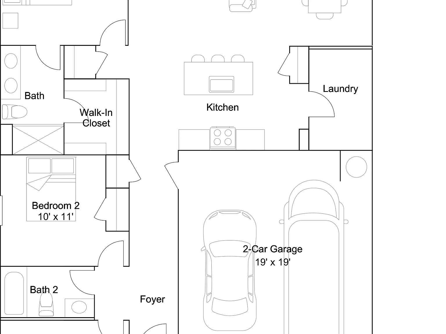 3 bed, 2.0 bath, 1453 sqft, $1,660 — Photo 2