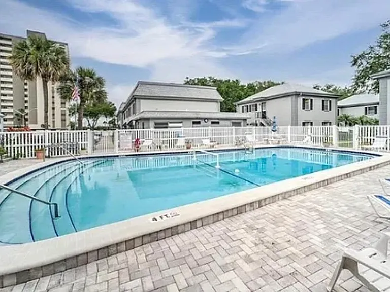 Pool and Onsite Laundry just outside of pool gate.