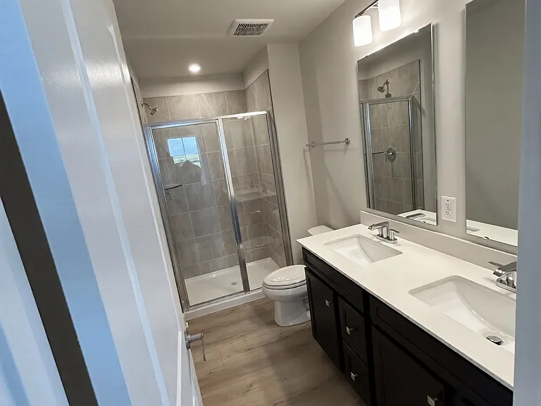 3rd floor attached master bathroom suite