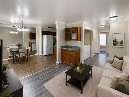 Floor plan 1BR 1 BA UPGRADED WD