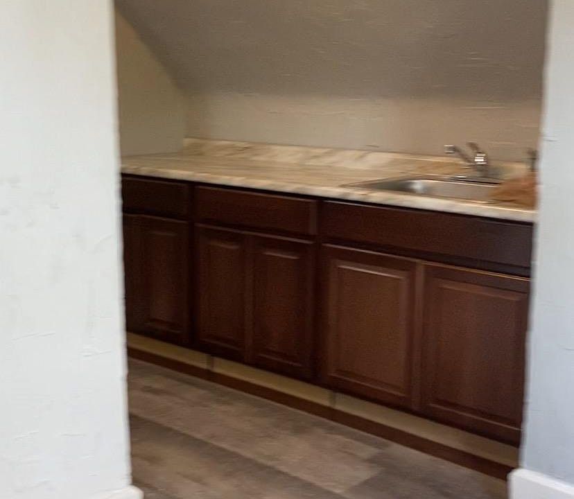 Newly remodeled kitchen. Cooking appliances and refrigerator will be available.