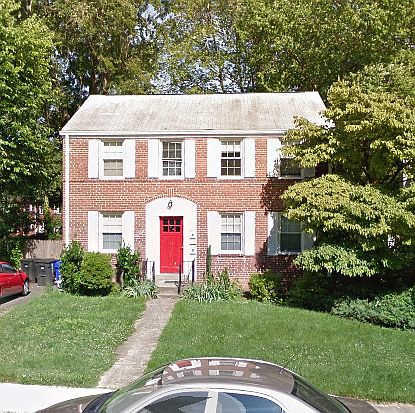 Front door opens to staircase. Entry to unit 2 is at top of stairs. Driveway fits two cars (shared with downstairs unit).
